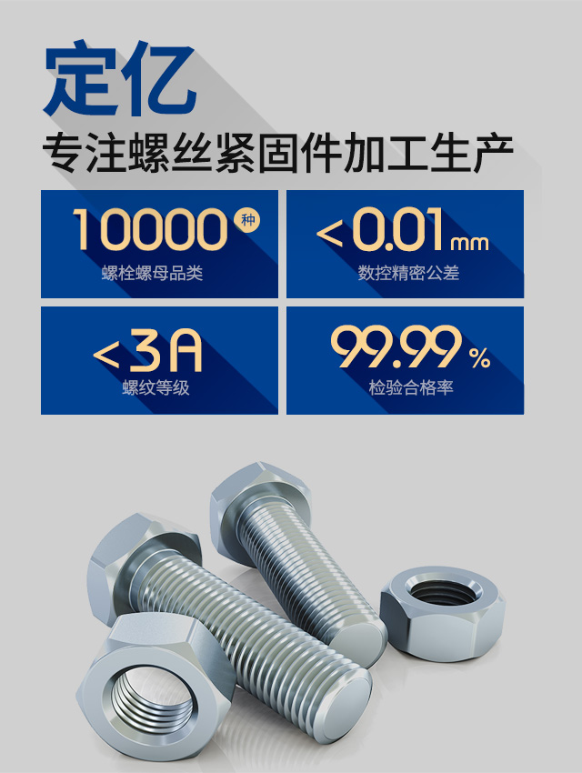 定亿-专注螺丝紧固件加工生产