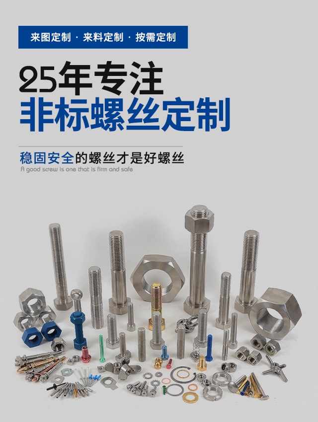 25年专注非标螺丝定制-定亿